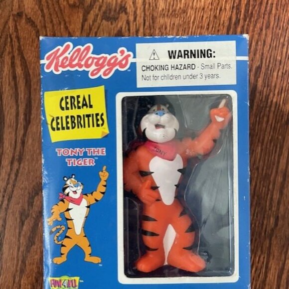 Tony The Tiger Kellogg's Cereal Celebrities 1998 Figure NIB - Picture 2 of 7